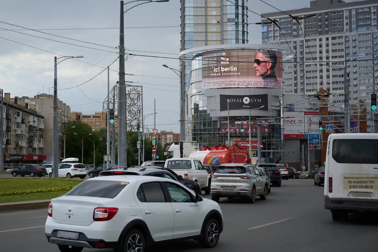 Медиафасад по адресу Московское шоссе, 17, Самара. Фото 1