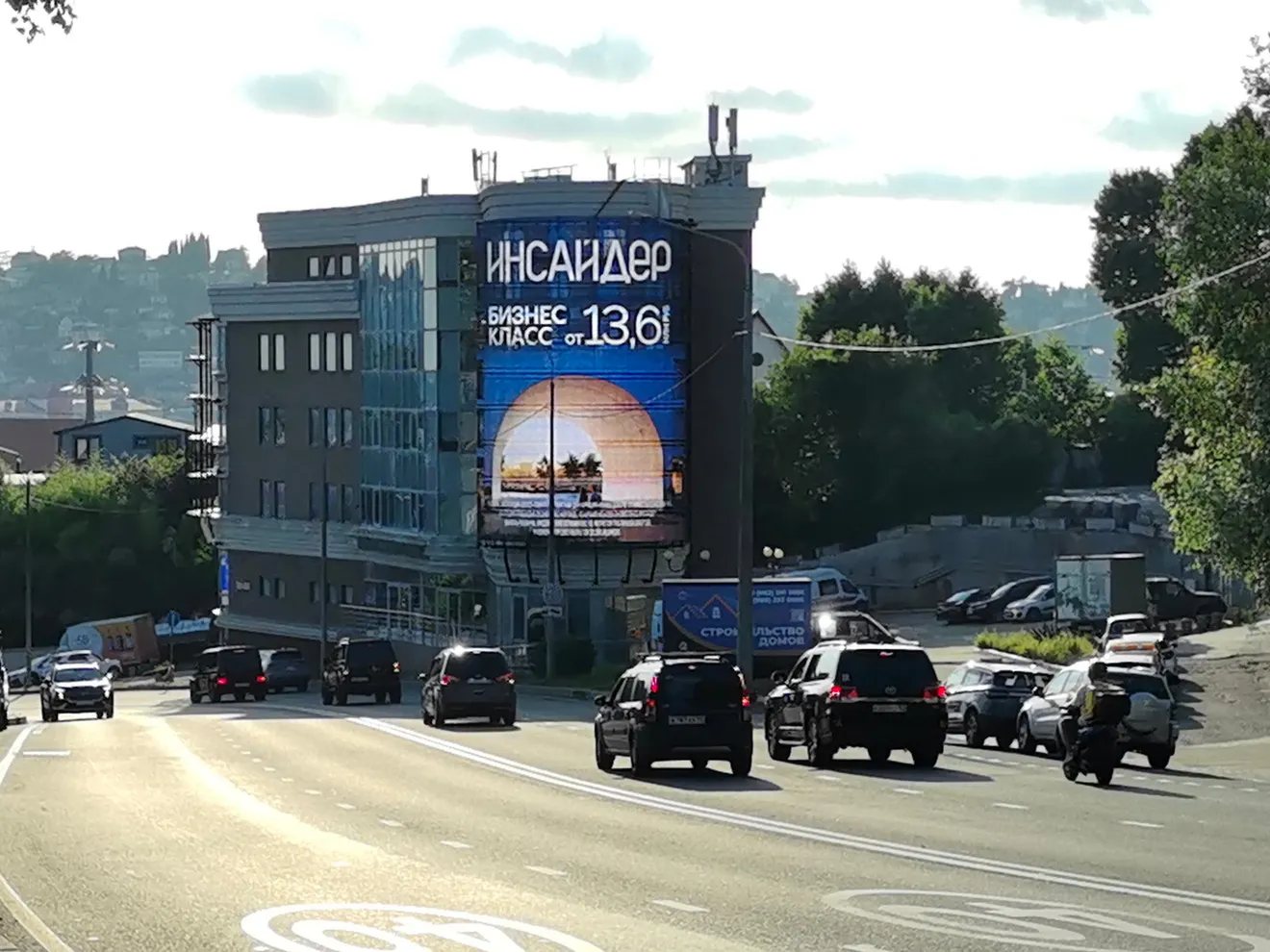 Медиафасад по адресу ул. Пригородная, 6, Сочи, сторона А. Фото 7