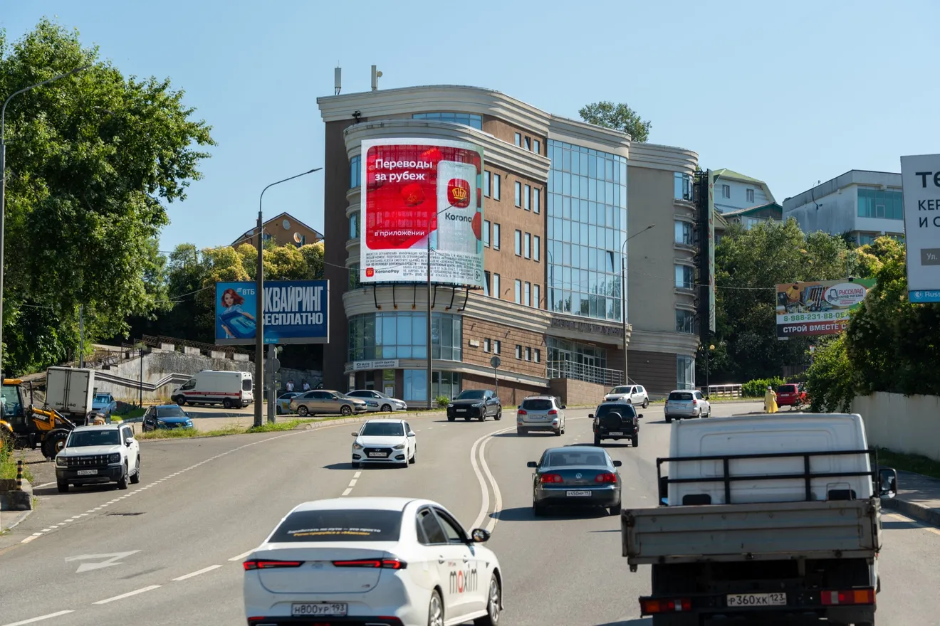 Медиафасад по адресу ул. Пригородная, 6, Сочи, сторона Б. Фото 2