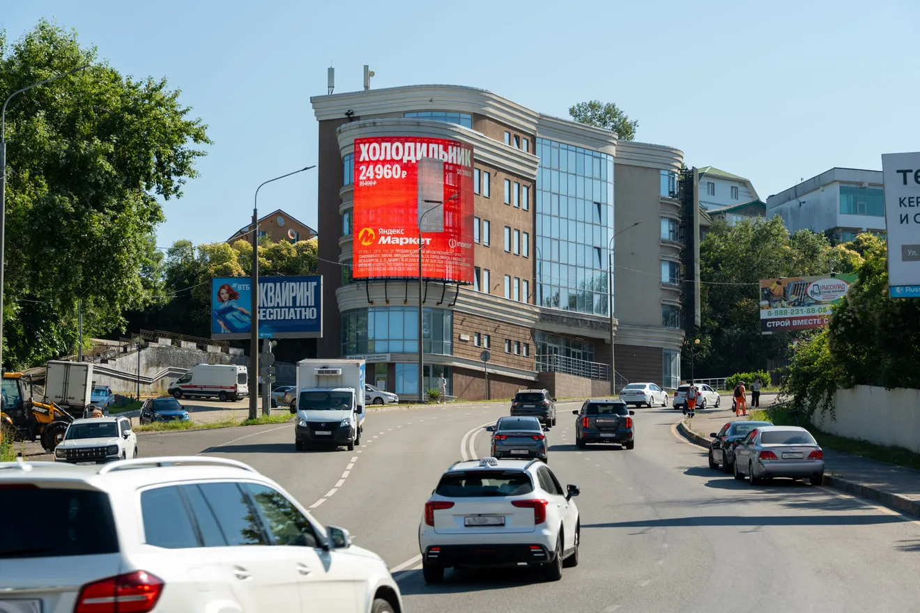 Медиафасад по адресу ул. Пригородная, 6, Сочи, сторона Б. Фото 7